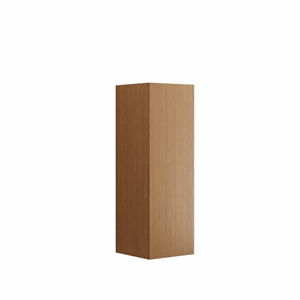 Dansani Høyskap 1 dør 120*40*40 cm Glatt, R, Gyllen eik