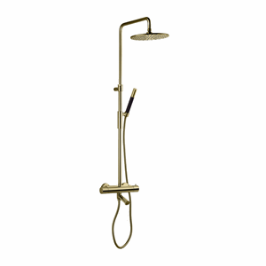 Tapwell TVM 2200 honey gold takdusj med badekarbatteri