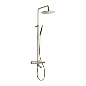 Tapwell TVM 2200 brushed nickel takdusj med badekarbatteri