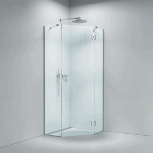 Strømberg Lucca 95 pentagon hjørne, 8mm glass