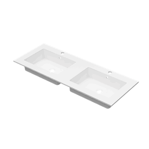 Linn Bad Corian 120Cm Med Eir Dobbel (60)-(60)