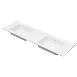 Linn Bad Corian 160Cm Med Eir Dobbel (60)-40-(60)