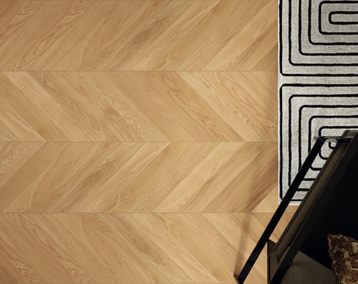 Chevron-gulv - eleganse som fanger blikket
