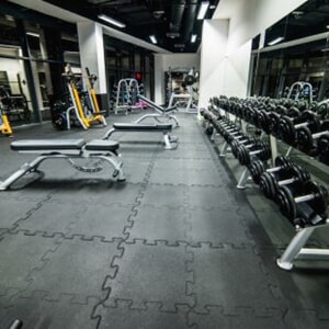 Heron Fitnessgulv SBR30 puslefliser 1000x1000x30 mm