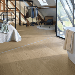 Meister Lindura Natural Sand Grey Eik - 27 cm bred 1-stavs