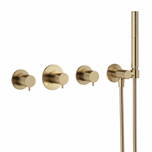 Damixa Iris BS1 innbygging for badekar, børstet bronse