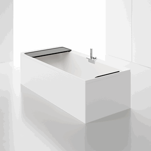 Novellini Divina Badekar 170X75 B35 Hvit Med 1 Panel Hvit
