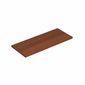 Dansani Benkeplate D41,2 B100-119 cm, rødbrun eik