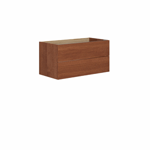 Dansani Servantskap 2 sk. 40*80*40 cm Glatt, Rødbrun eik