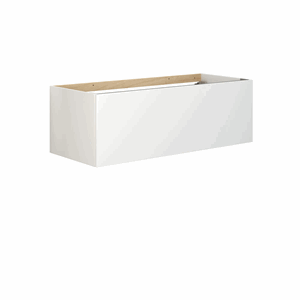 Dansani Servantskap 1 sk. 40*120*50 cm D Glatt, Hvit matt
