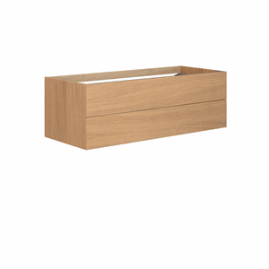 Dansani Servantskap 2 sk. 40*120*50 cm D Glatt, Lys eik