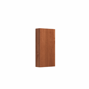 Dansani Overskap 1 dør 80*40*16 cm Glatt, R, Rødbrun eik