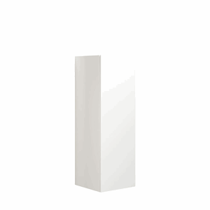 Dansani Høyskap 1 dør 120*40*40 cm Glatt, R, Hvit matt