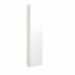 Dansani Høyskap 1 dør 160*40*16 cm Glatt, R, Hvit matt