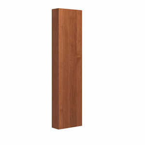 Dansani Høyskap 1 dør 160*40*16 cm Glatt, R, Rødbrun eik