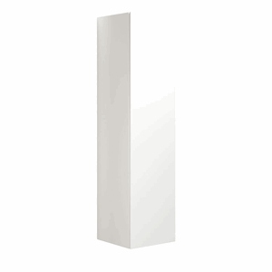 Dansani Høyskap 1 dør 160*40*40 cm Glatt, L, Hvit matt