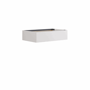 Dansani Servantskap 1 sk. 20*80*50 cm Glatt, Hvit matt