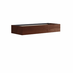 Dansani Servantskap 1 sk. 20*120*50 cm Glatt, Rødbrun eik