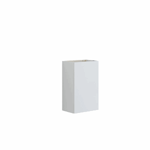 Dansani Servantskap 1 dør 64*40*26 cm Glatt, Hvit matt, L