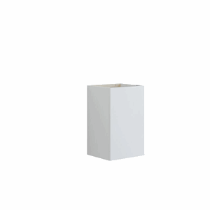 Dansani Servantskap 1 dør 64*40*35 cm Glatt, Hvit matt, R