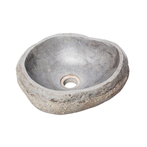 Bathco Piedra Rio steinservant, grå-sort