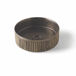 Bathco Wadi sort rustik Ø35cm
