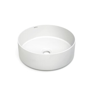 Bathco Dinan rund servant, hvit matt