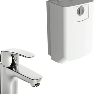Oras Safira Servantkran for fritidsbolig, krom