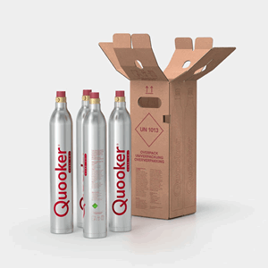 Quooker Cube refill af 4 x CO2 flasker